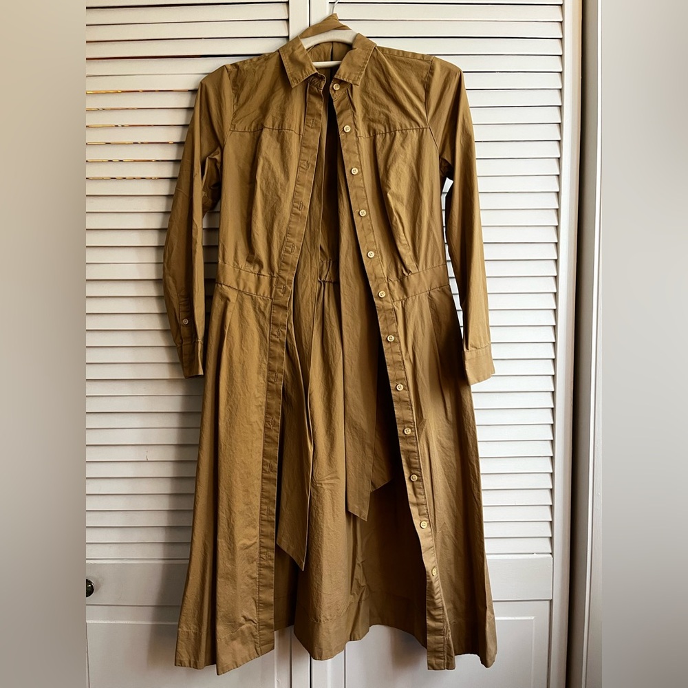 JCrew belted shirt dress